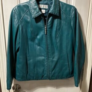 Preston & York Turquoise Leather Jacket